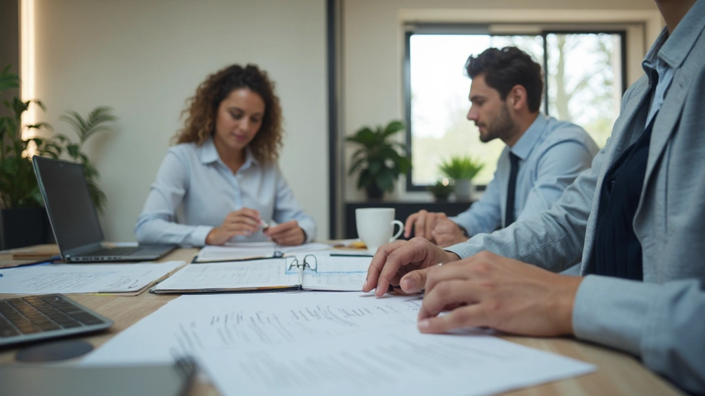 Professionelle Person organisiert Arbeitsabläufe mit Planung und Struktur