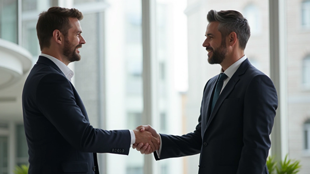 Zwei Fachleute in professionellem Gespräch mit konstruktivem Austausch